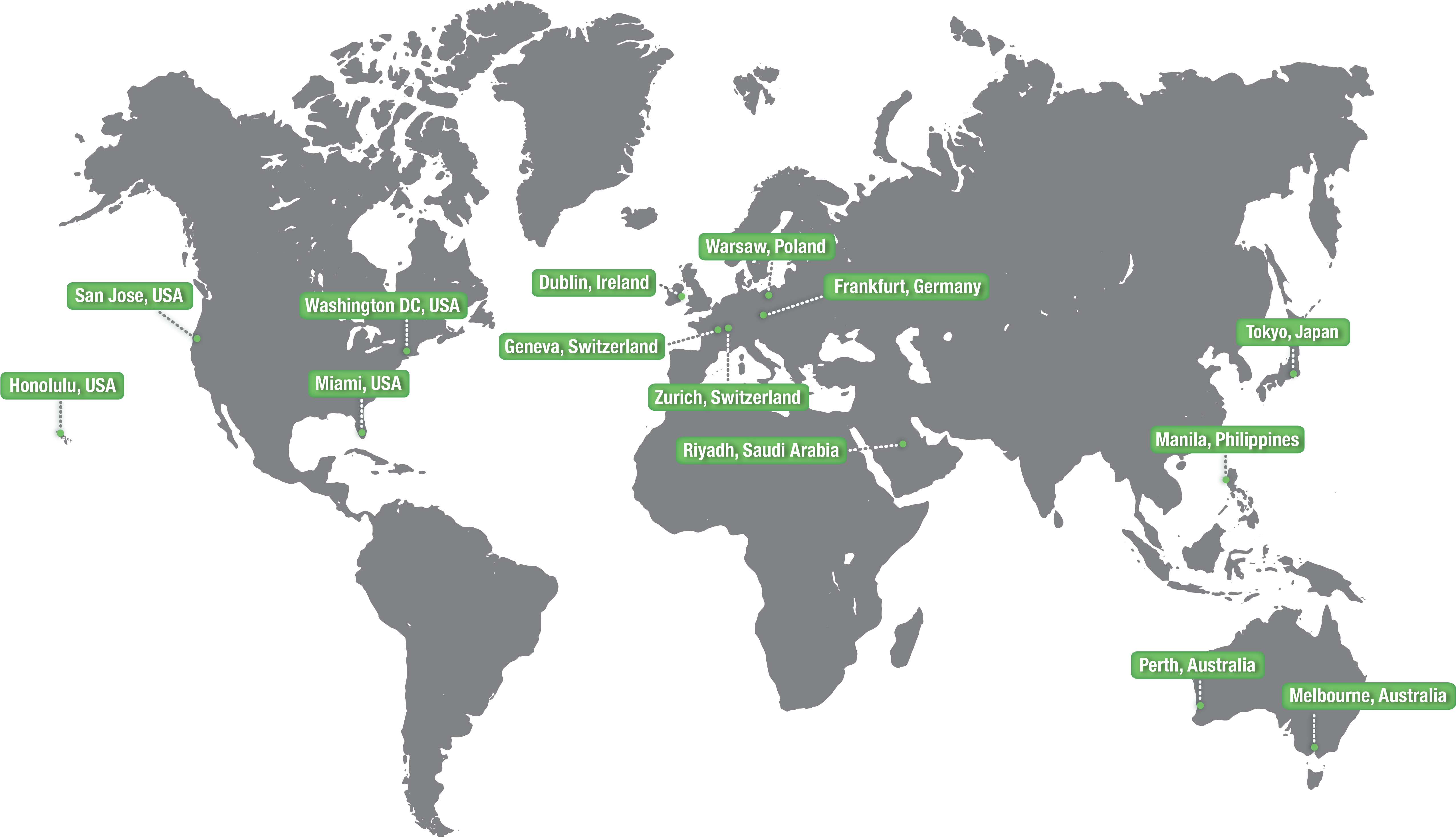 Offer Cloud, Data Center And Managed Services To Customers - Silhouette World Map Stencil Clipart (5313x2965), Png Download