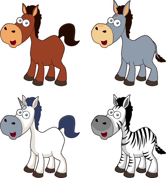 Horses Png Clipart (558x599), Png Download