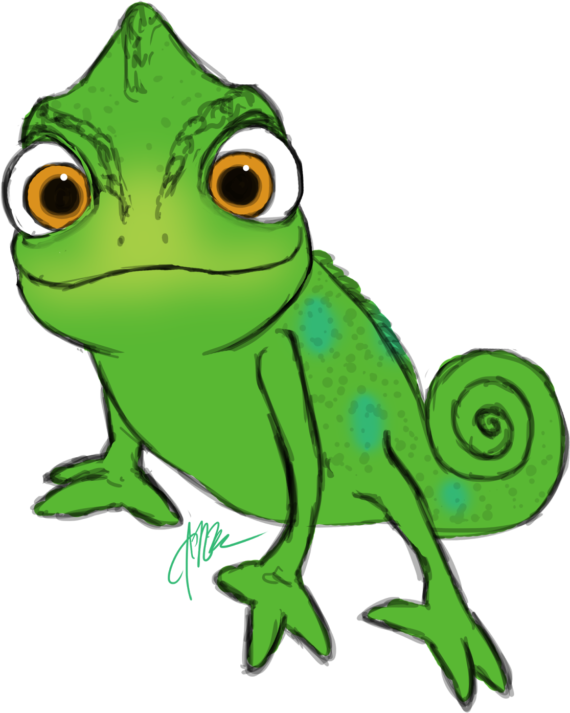 Pascal Png Hd - Tangled Clipart Transparent Png (1451x1600), Png Download