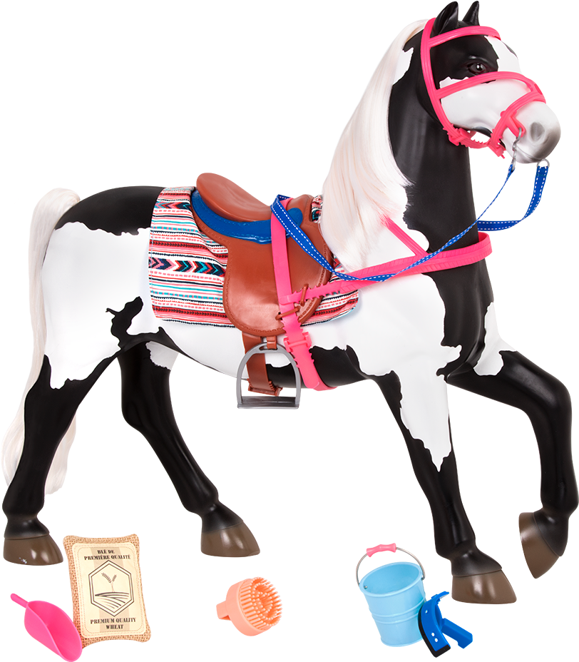 20 Inh American Paint Horse Toy For 18 Inch Dolls - Our Generation Horse Clipart (1050x1050), Png Download
