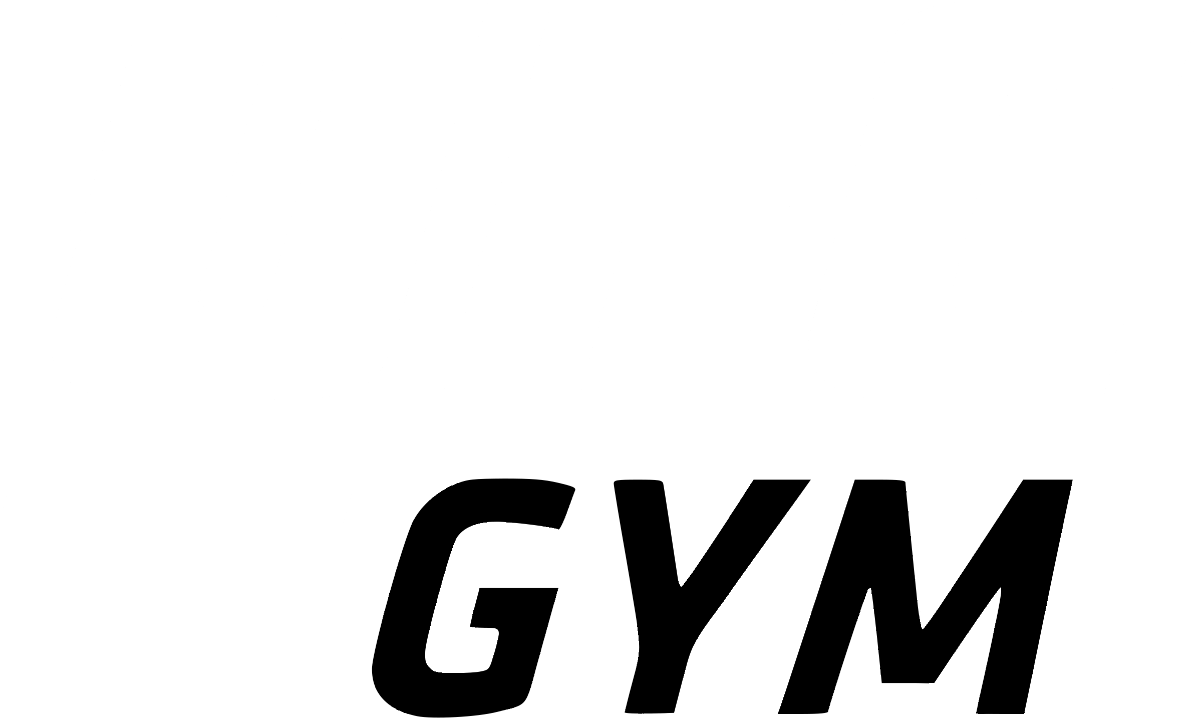 Ufc Gym 1 Logo Black And White Clipart (2400x1437), Png Download