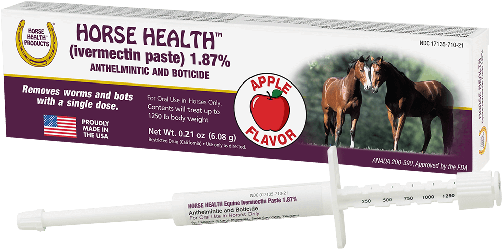 Apple-flavored Ivermectin Paste Dewormer - Ivermectin For Horses Clipart (1000x1000), Png Download