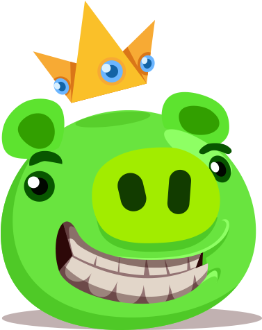 King Pig - Chancho Angry Birds Png Clipart (600x600), Png Download
