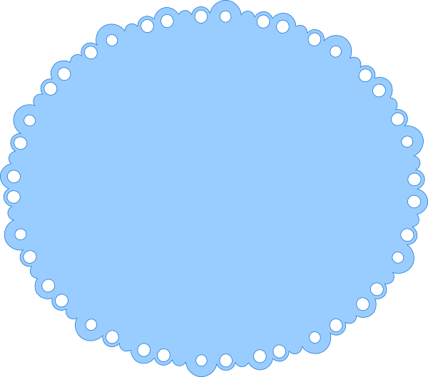 600 X 529 16 - Scalloped Oval Svg Clipart (600x529), Png Download