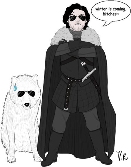 Oh Jon - Illustration Clipart (500x638), Png Download