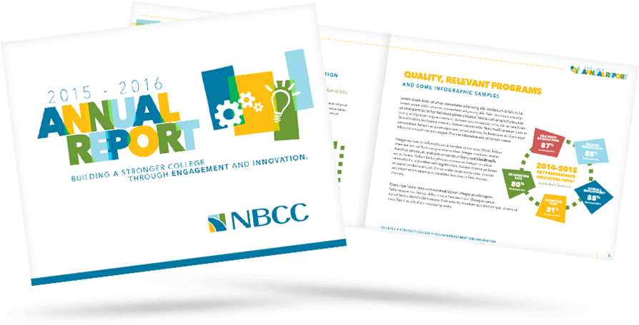 Nbcc - Annual Report - Amazing Annual Report Designs Clipart (988x554), Png Download