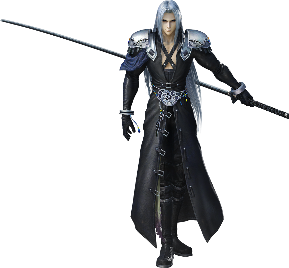 Dff2015 Sephiroth Cg Clipart (1143x1061), Png Download