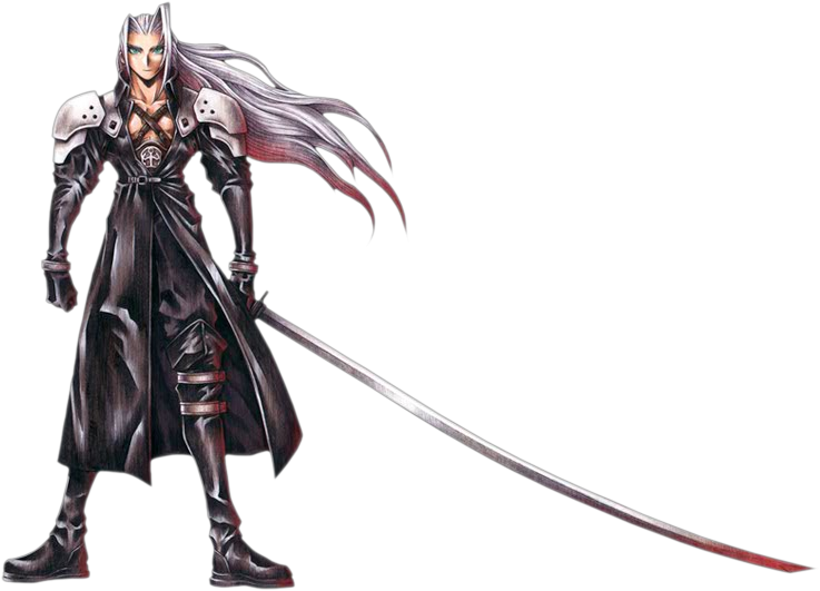 Starting - Sephiroth Final Fantasy Clipart (704x507), Png Download