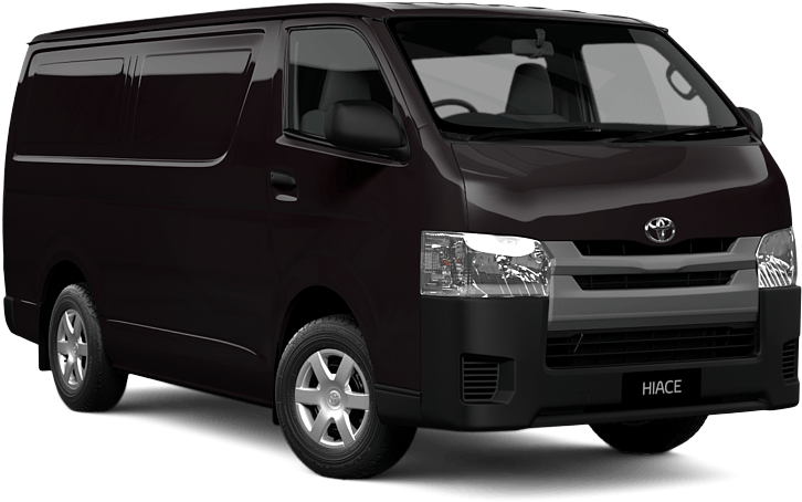 Renault Master Van Black , Png Download - Toyota Hiace Black Png Clipart (726x454), Png Download