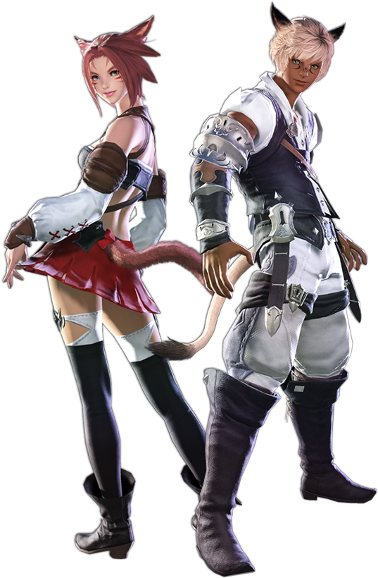 Miqo Te Final Fantasy Cosplay Clipart (544x824), Png Download