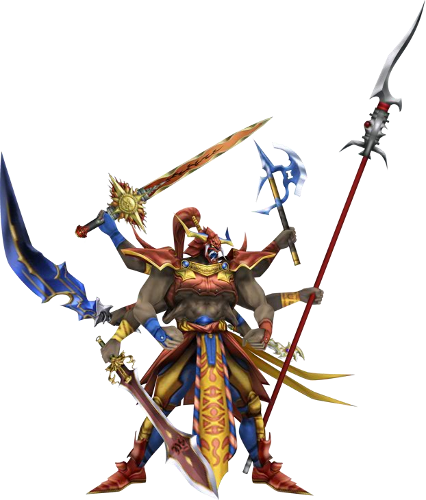 Artwork Gilgamesh - Gilgamesh Weapons Final Fantasy Clipart (622x730), Png Download