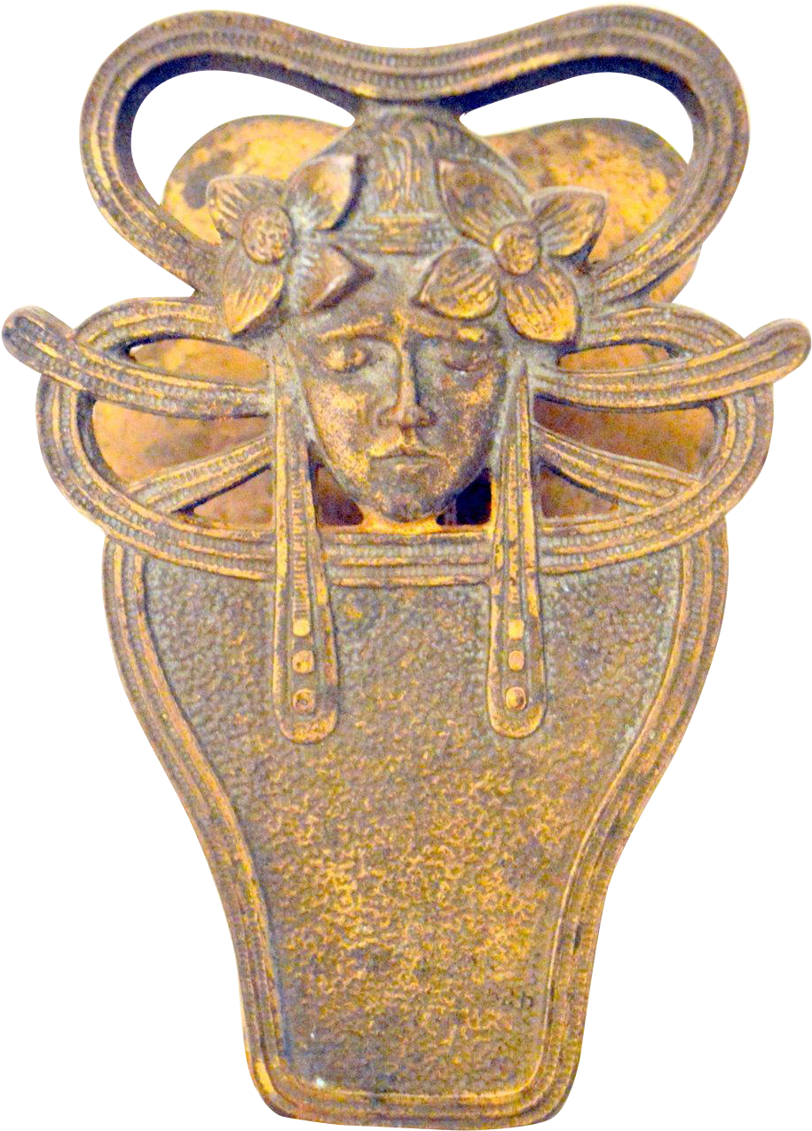 Cast Iron Figural Paper Clip Holder - Antique - Png Download (1274x1274), Png Download