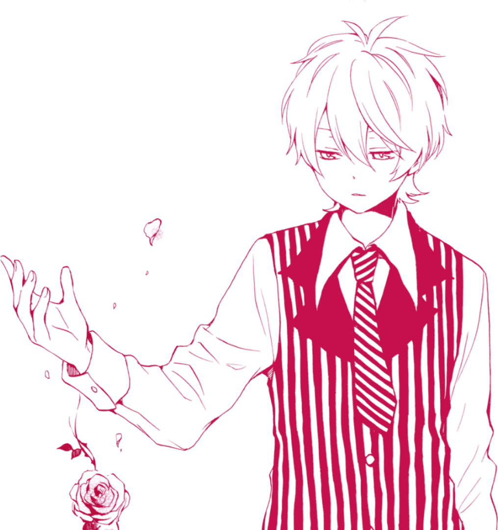 Anime Boy Manga Pink , Png Download Clipart (1015x1081), Png Download