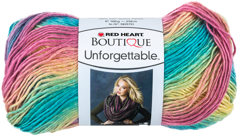 Candied Boutique Unforgettable Red - Red Heart Unforgettable Candied Clipart (826x482), Png Download