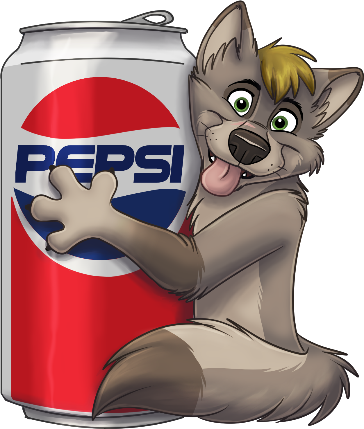 Pepsi Furries Clipart (1422x1598), Png Download