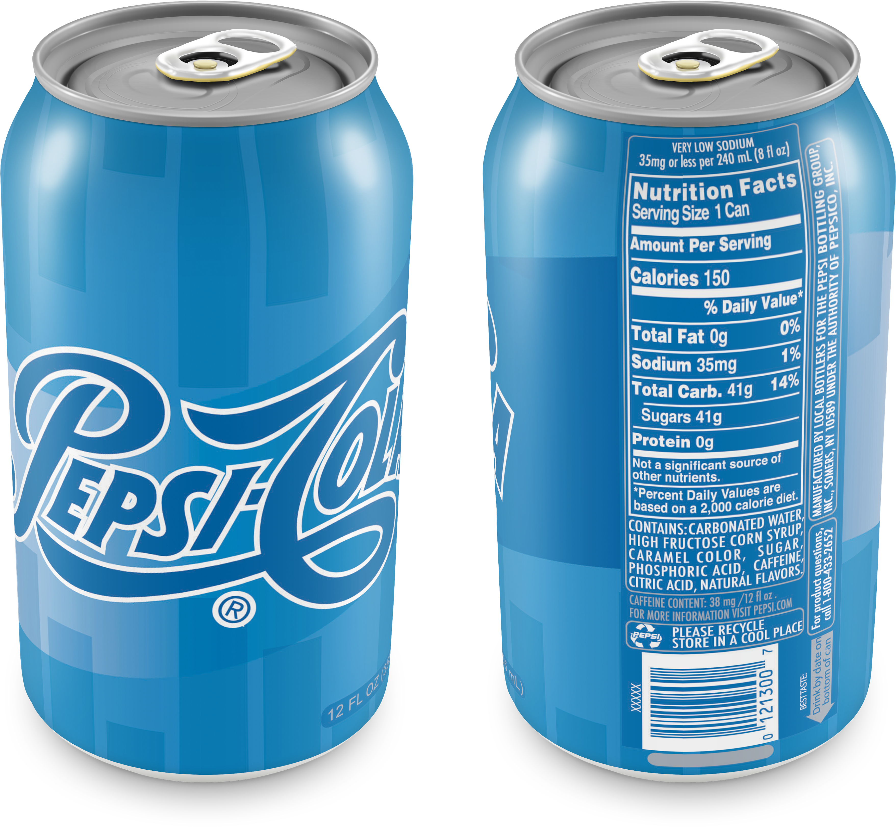 This Pepsi Can Design Was An Entry Into A Contest They - Carbonated Soft Drinks Clipart (3840x3456), Png Download