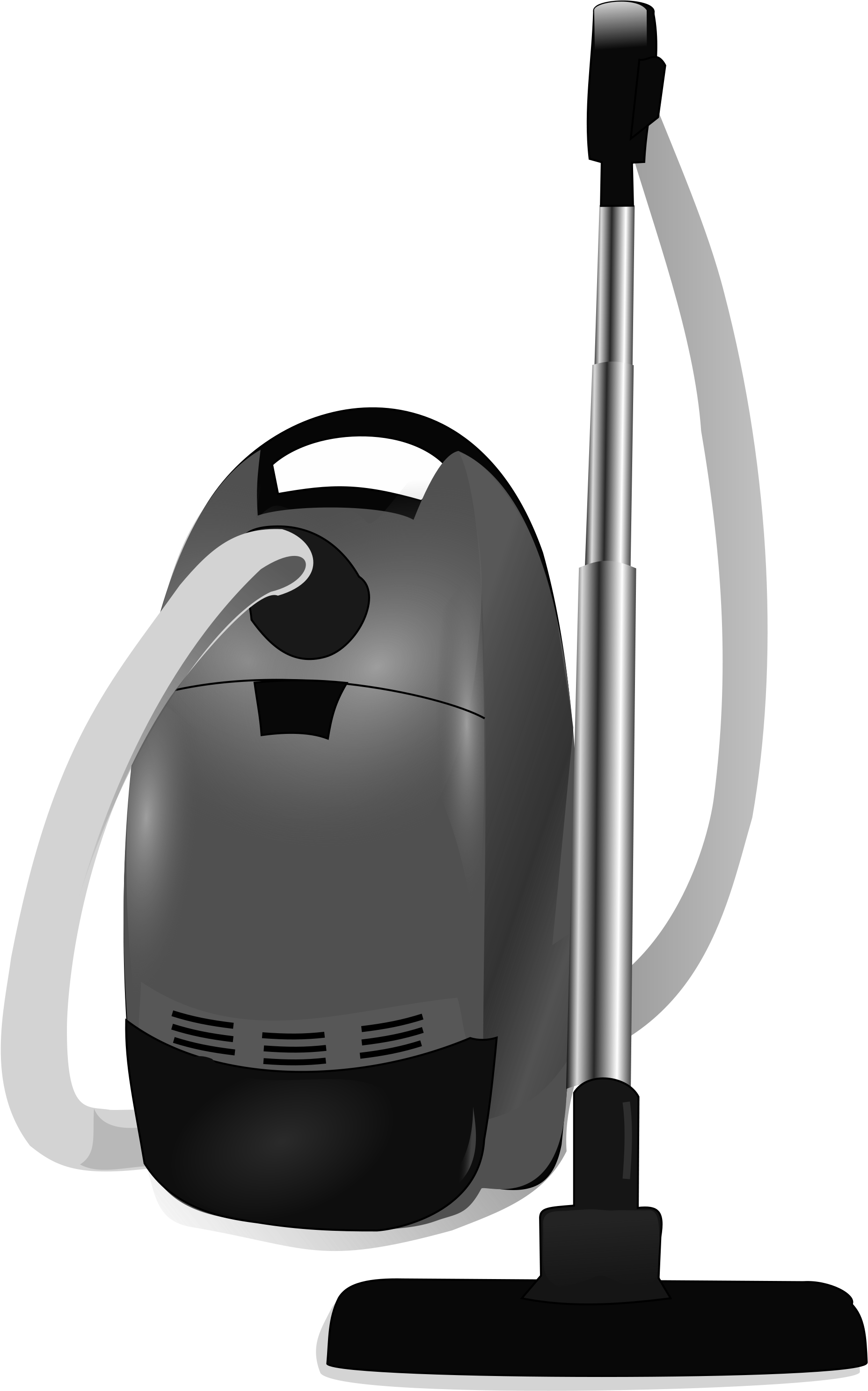 Gray Vacuum Cleaner - Vacuum Cleaner Clipart Png Transparent Png (1000x1505), Png Download