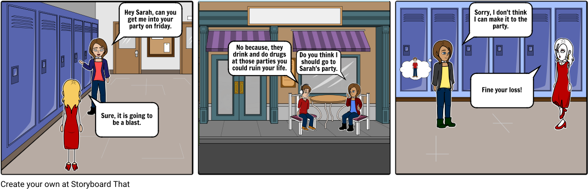 Say No To Drugs - Cartoon Clipart (1164x385), Png Download