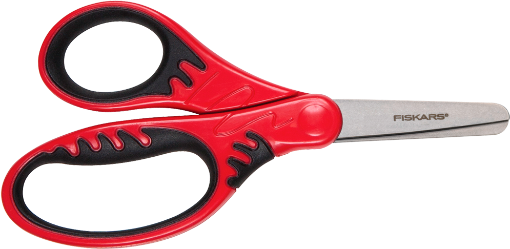 Clip Free Library Child Png Softgrip Blunt Tip Kids - Blunt Tip Vs Pointed Scissors Transparent Png (1024x817), Png Download