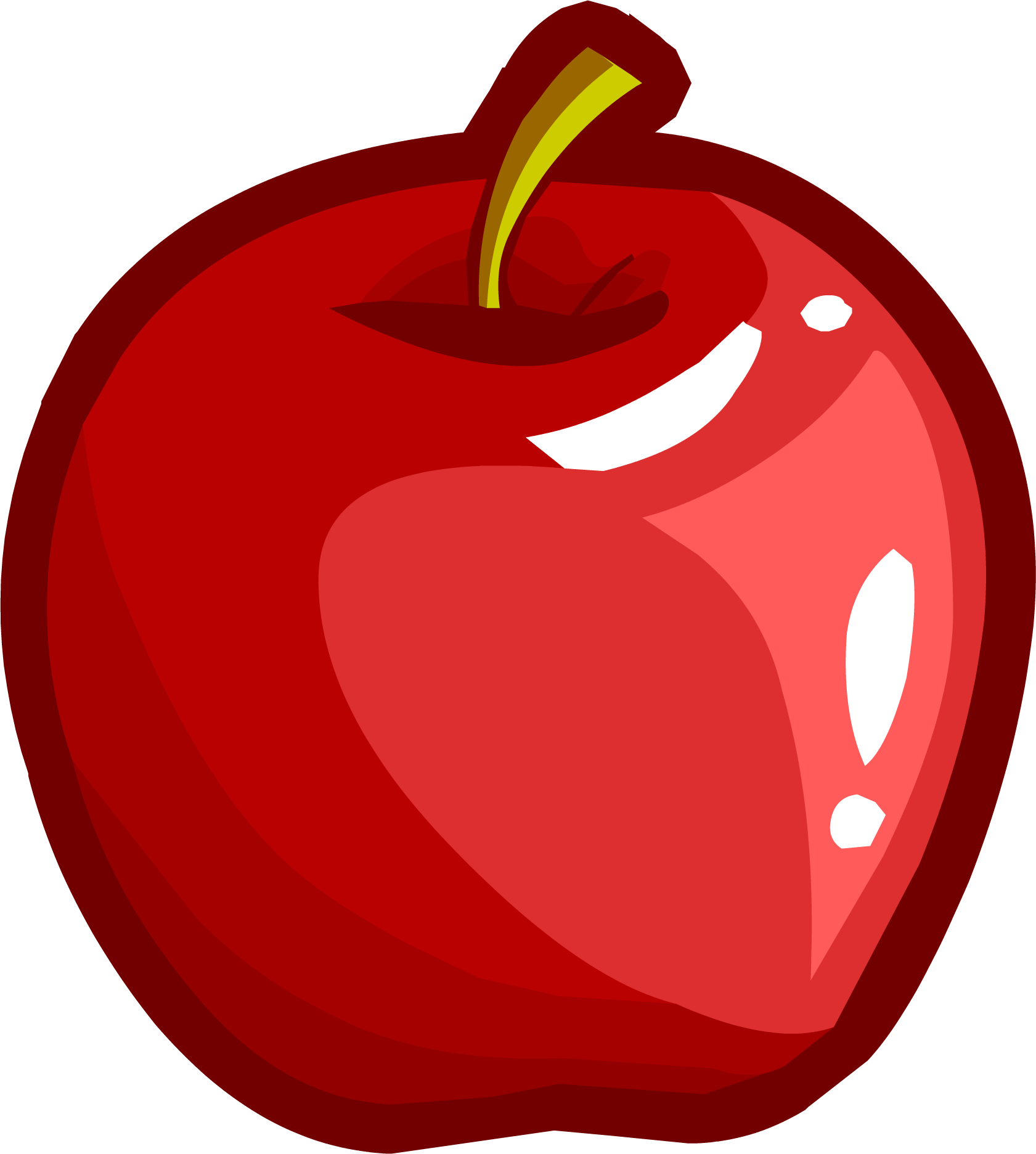Apple Png - Apple Clipart (1681x1872), Png Download