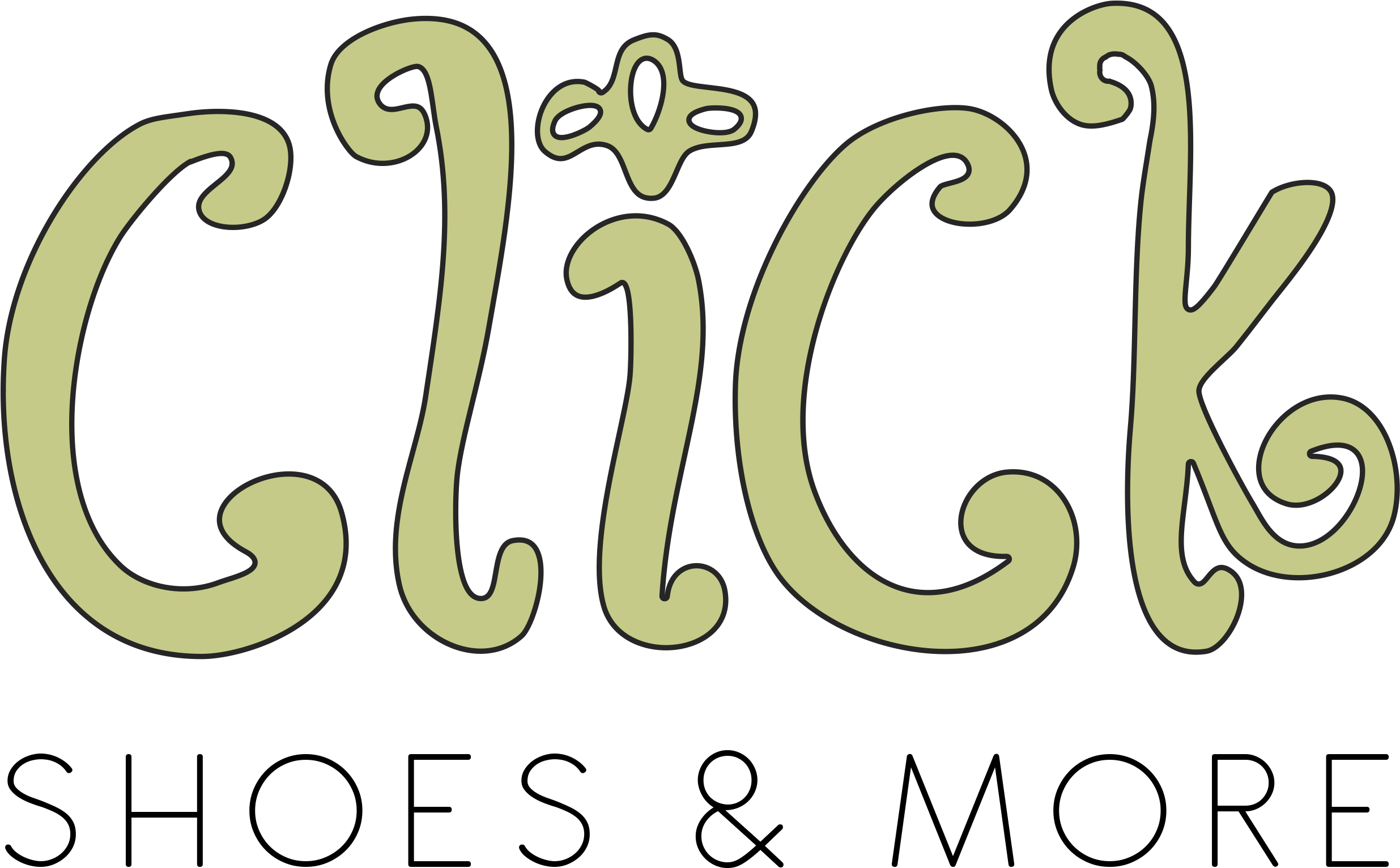 Shoes And Clothing In Chicago - Calligraphy Clipart (2792x1677), Png Download