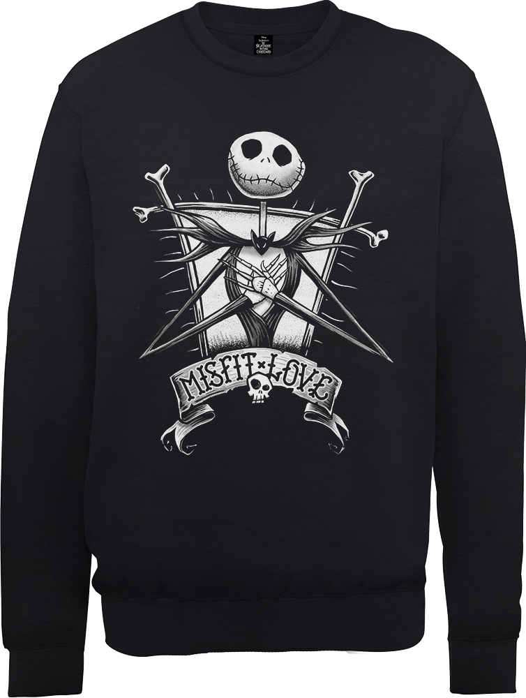 The Nightmare Before Christmas Jack Skellington Misfit - Misfit Love Clipart (754x1000), Png Download
