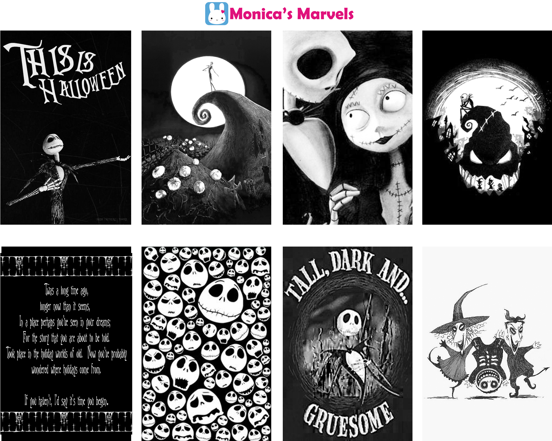 "sticker Kit" Nightmare Before Christmas Fullboxes - Printable Nightmare Before Christmas Stickers Clipart (2250x1650), Png Download