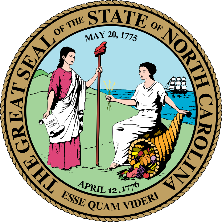 600 X 600 2 - North Carolina State Seal Clipart (600x600), Png Download