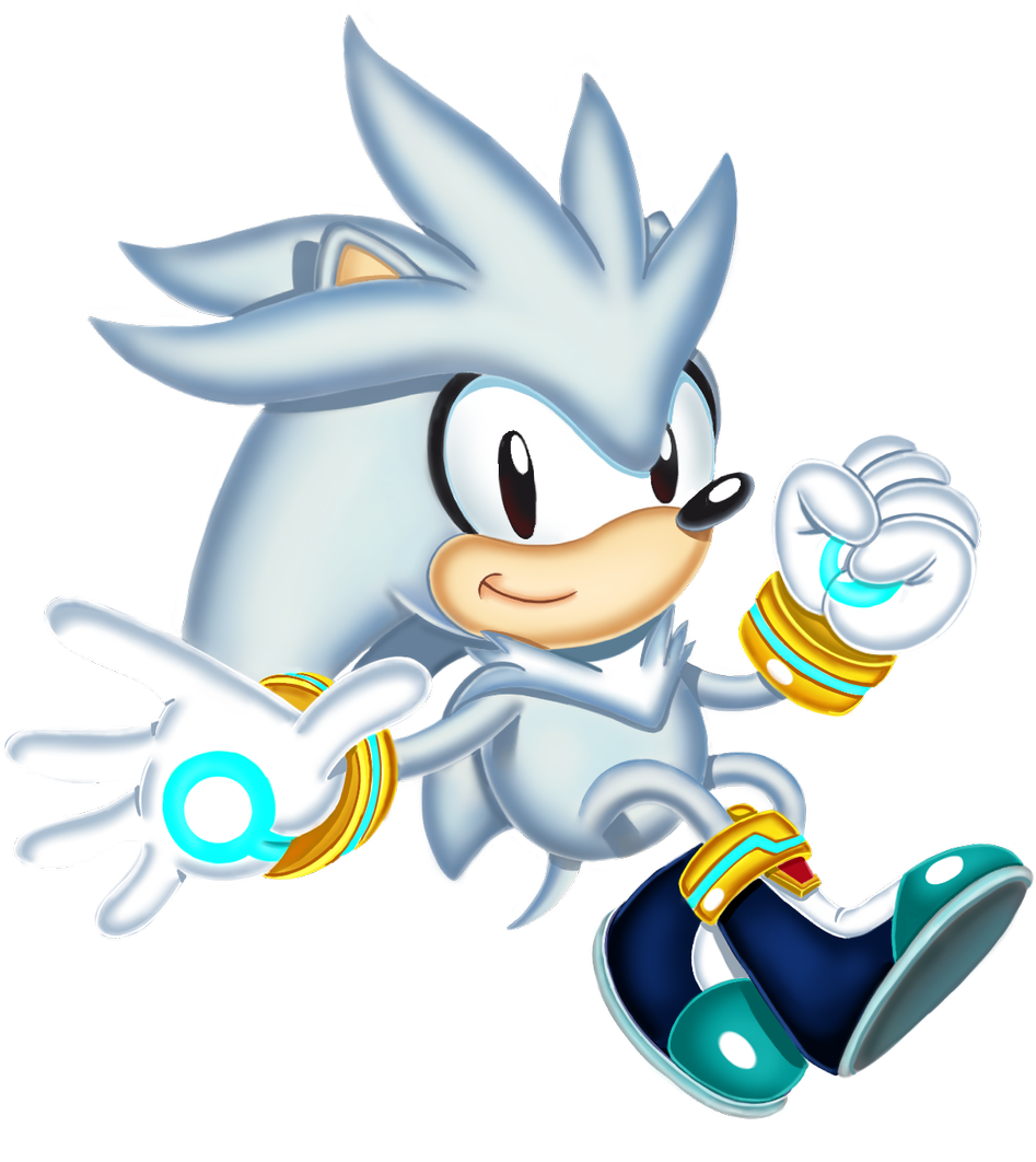 Classic Silver The Hedgehog Clipart (1006x1200), Png Download