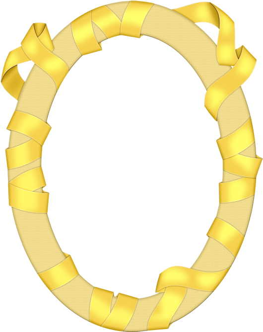 Yellow Ribbon - Bracelet Clipart (563x731), Png Download