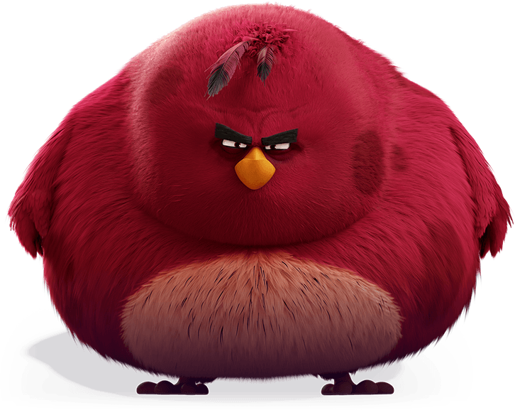 Angry Bird Png - Terence From Angry Birds Clipart (726x577), Png Download