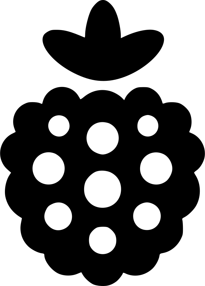 Free Stock Svg Png Icon Free Download Onlinewebfonts - Raspberry Png Silhouette Clipart (704x980), Png Download
