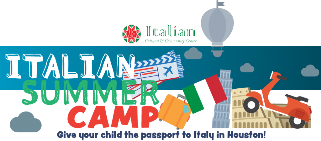 Children Will Be Immersed Into The Richness And Beauty - Italian Summer Camp Clipart (1024x450), Png Download