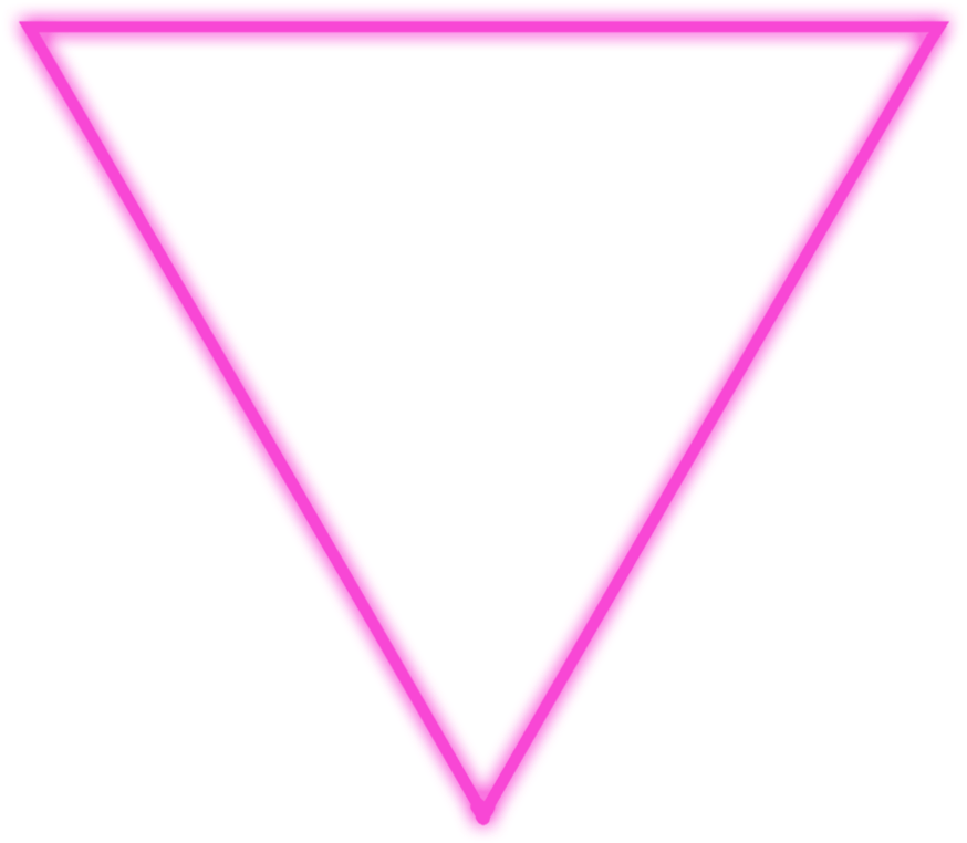 Triangle Neon Light Png Clipart (894x894), Png Download