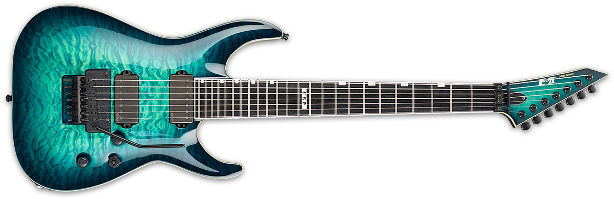 Black Turquoise Burst - Esp Kirk Hammett Purple Clipart (1200x404), Png Download