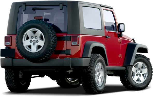 Pre-owned 2008 Jeep Wrangler Sahara - 2008 Jeep Wrangler Rear Clipart (640x480), Png Download
