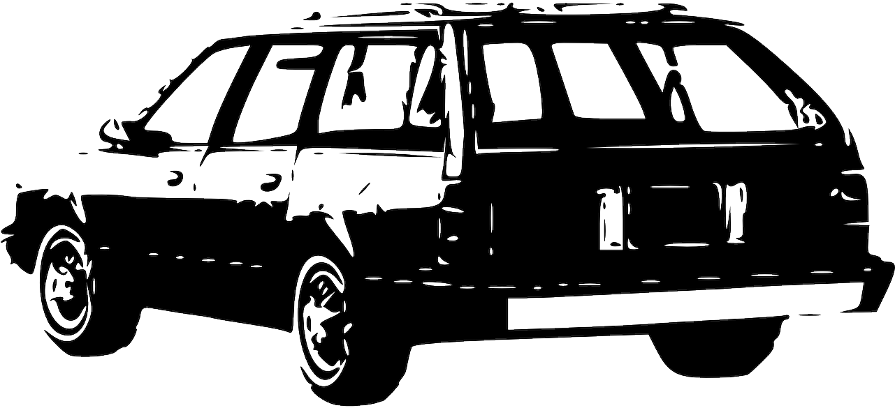 Clipart Car Back - Car With Long Back - Png Download (1280x640), Png Download