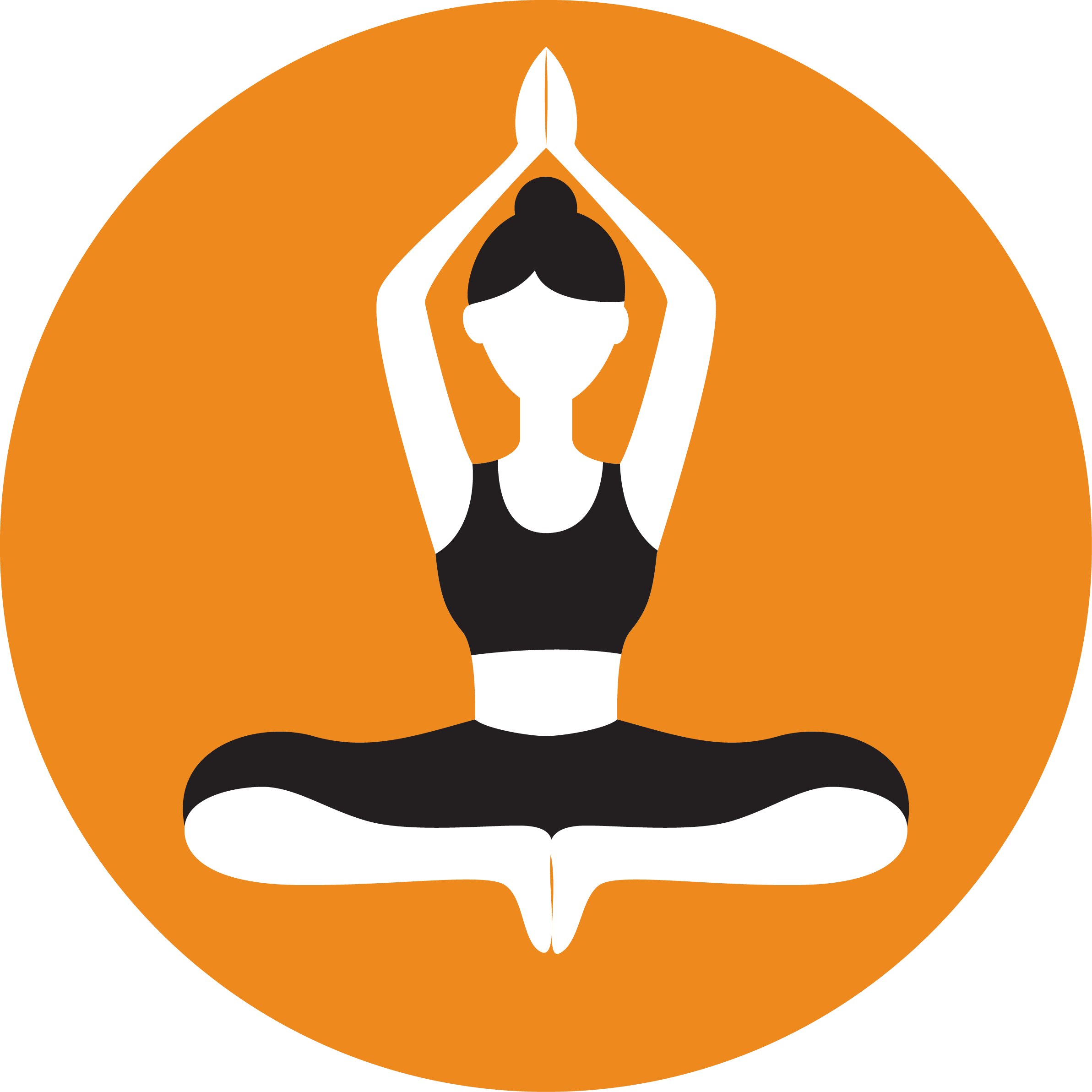 Yoga Health Icon - Yoga Ico Clipart (2385x2385), Png Download