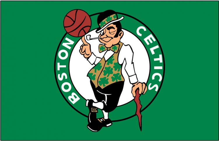 Boston Celtics Logos Iron On Stickers And Peel-off - Boston Celtics Forums Macrumors Clipart (750x930), Png Download