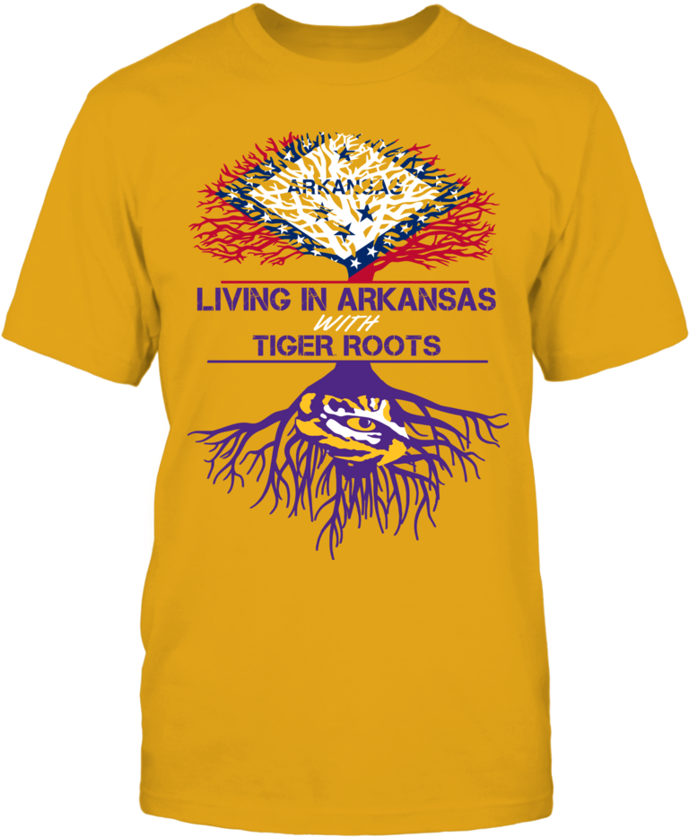 Lsu Tigers - Cotton Printed T Shirt Clipart (1000x1000), Png Download
