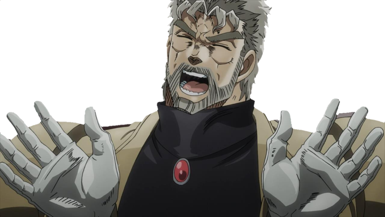 Sticker Kikoojap Jojo Joseph Joestar - Fictional Character Clipart (1280x720), Png Download
