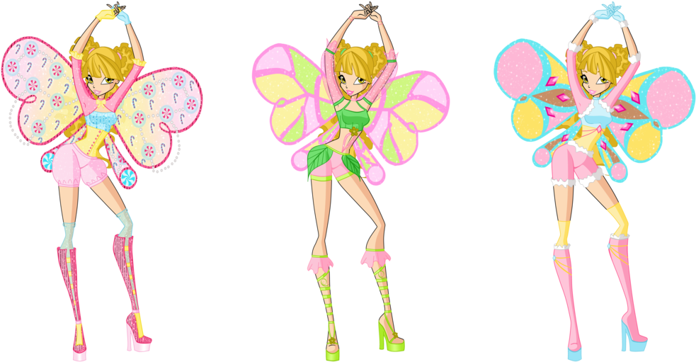 Candice Believix Set By Imaginarygirl1 - Winx Club Believix Set Clipart (1024x534), Png Download