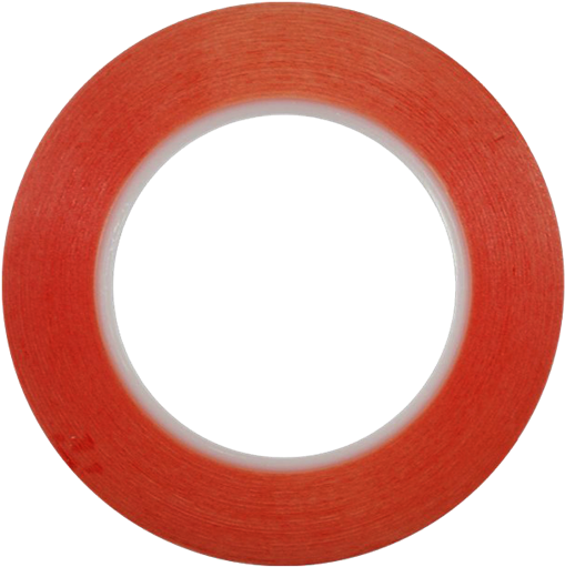 2mm Premium Red Adhesive Tape For Phone Screen Repair - Circle Clipart (1000x1000), Png Download