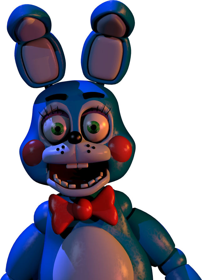 Five Nights At Freddy's Toy Bonnie Clipart (645x895), Png Download