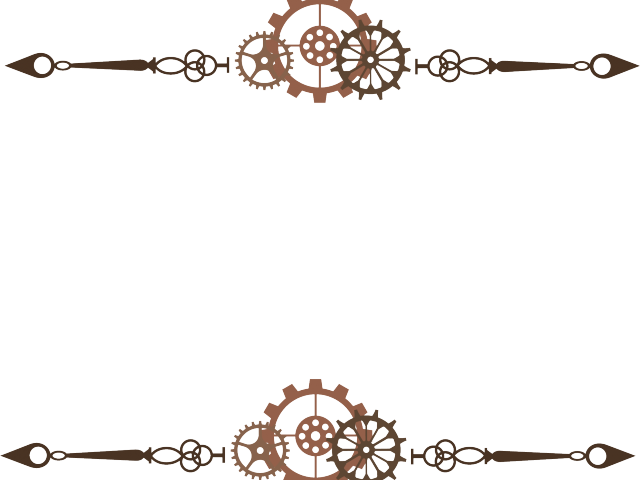 Steampunk Gear Clipart Vintage - Portable Network Graphics - Png Download (640x480), Png Download