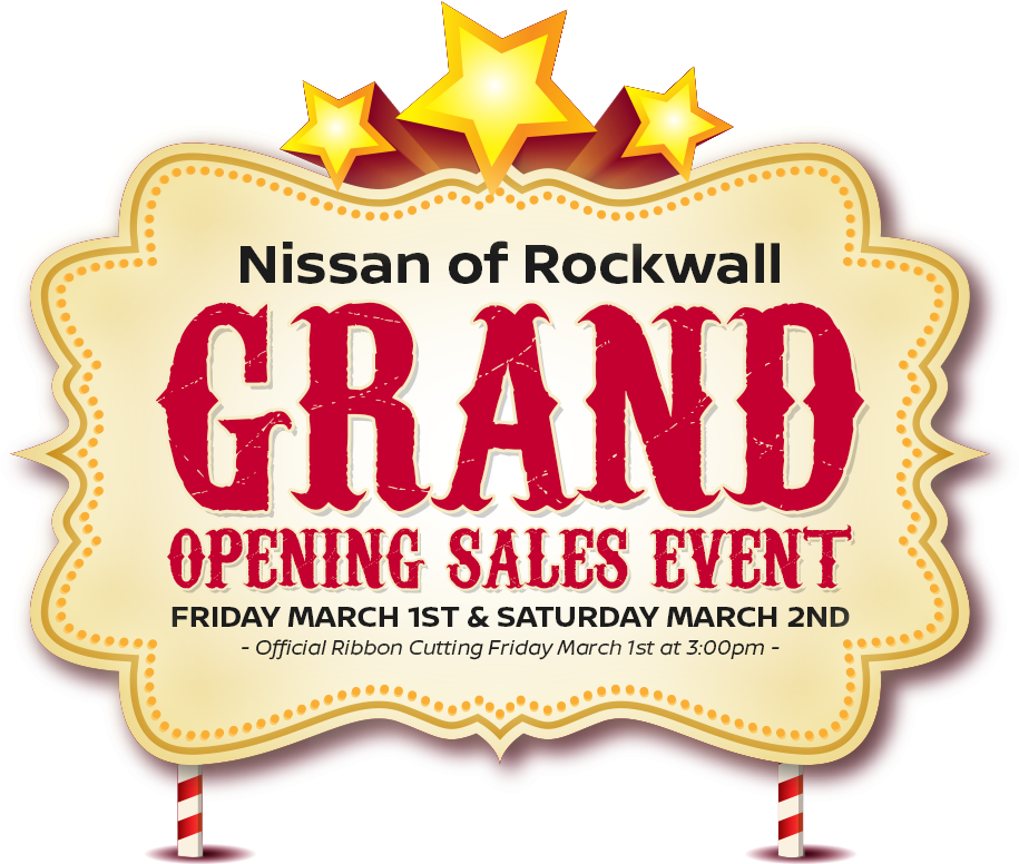 Nissan Of Rockwell Grand Opening Sales Event Clipart (930x814), Png Download