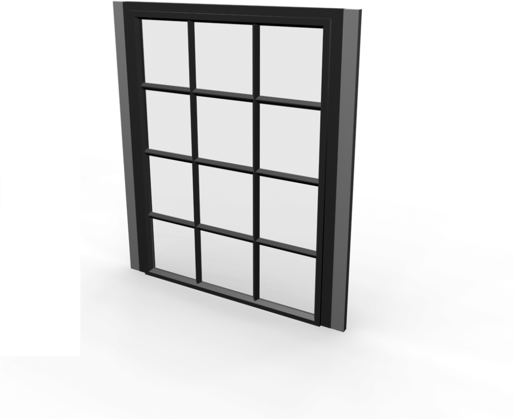 Steel Frame Window - Aluminium Fabrication Images Png Clipart (1000x1000), Png Download