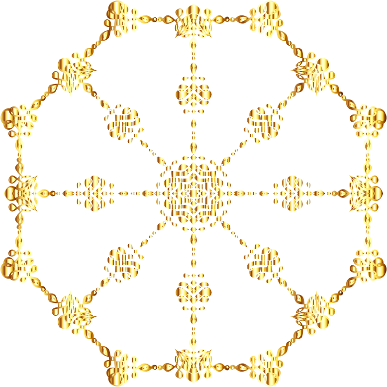Medium Image - Gold Mandala No Background Clipart (778x778), Png Download