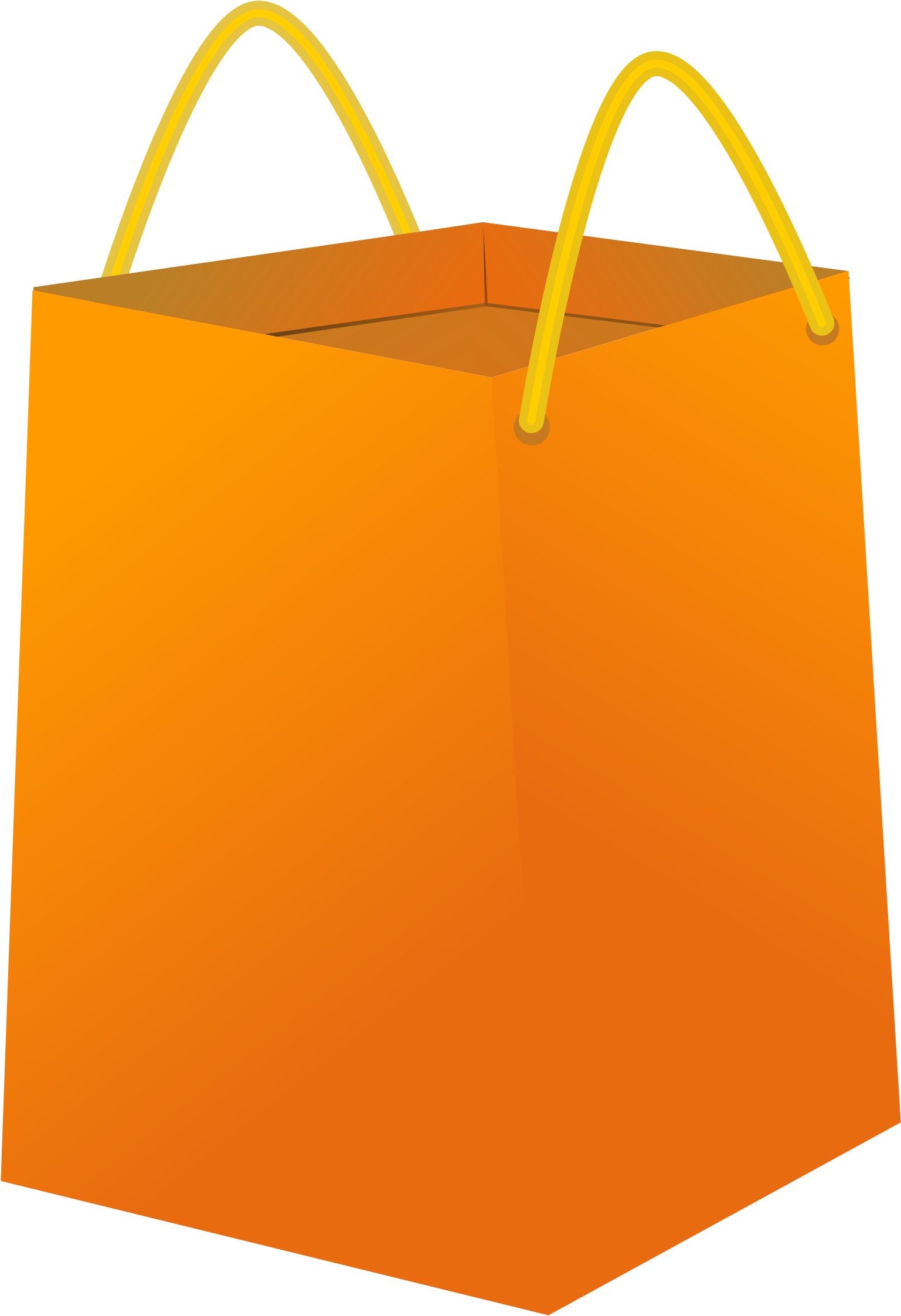 Clipart - Shopping Bag Clip Art - Png Download (1646x2400), Png Download