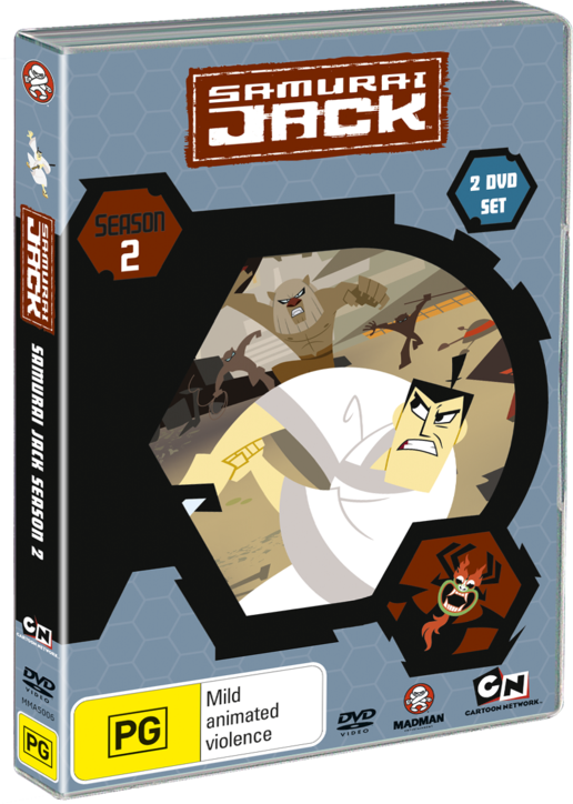 "cartoon Network's Samurai Jack Has Been Bringing Bushido - Samurai Jack Dvd Clipart (516x724), Png Download